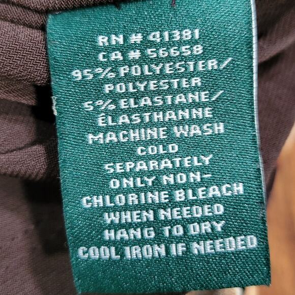 Lauren Ralph Lauren Leopard Print Jersey Knit Rouched Side Slit Neckline Size 16 - Picture 10 of 14